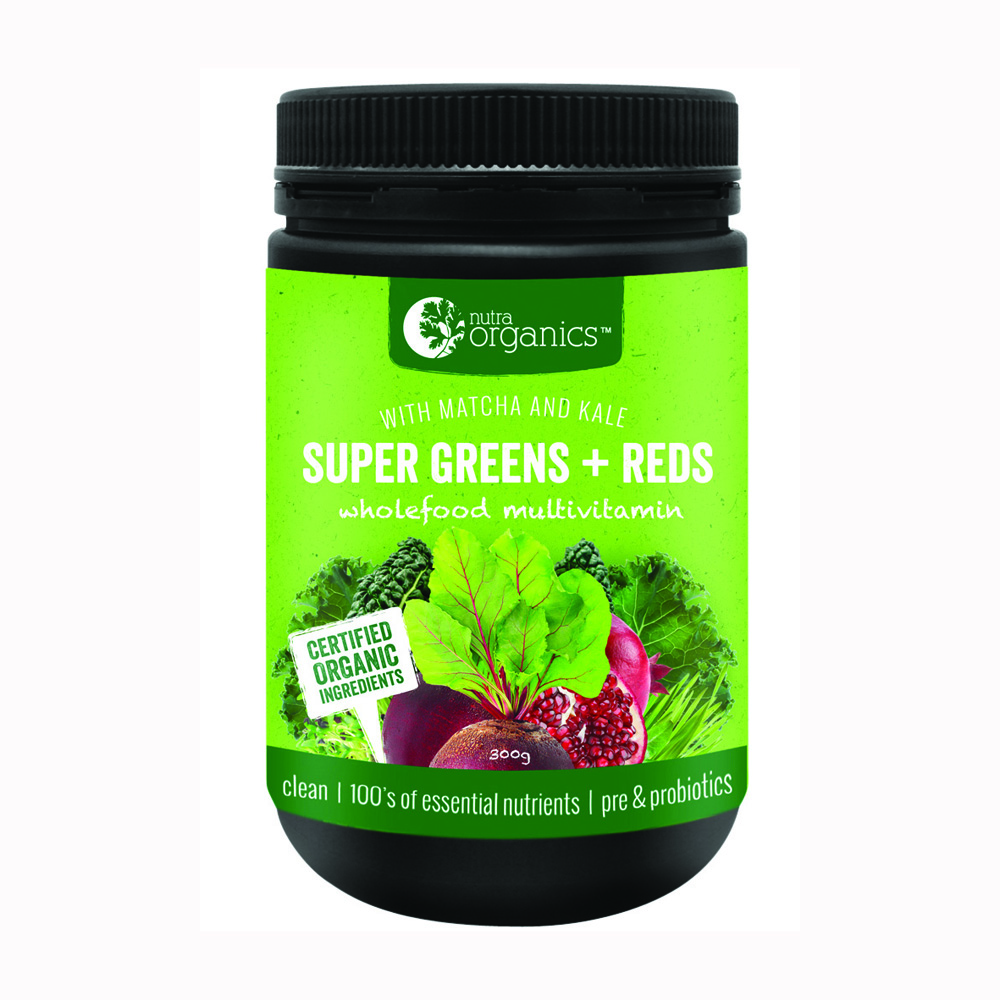 Nutra Organics Super Greens Reds Natures Works