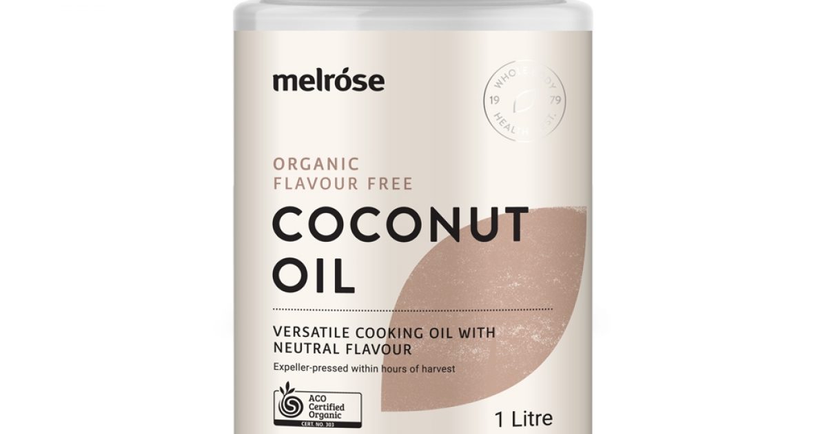 Melrose Organic Flavour Free Coconut Oil Natures Works