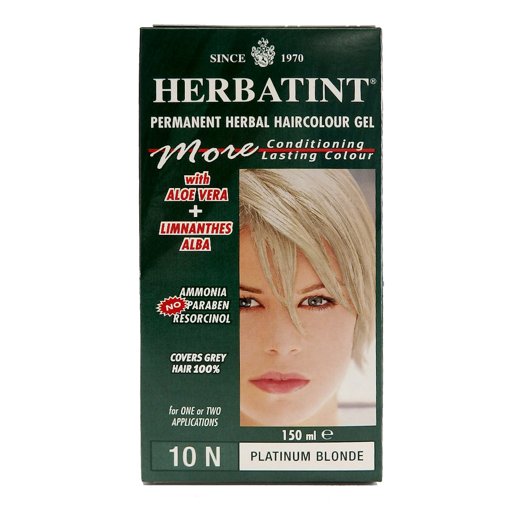 Herbatint Herbal Haircolour Gel 10N Platinum Blonde | Natures Works